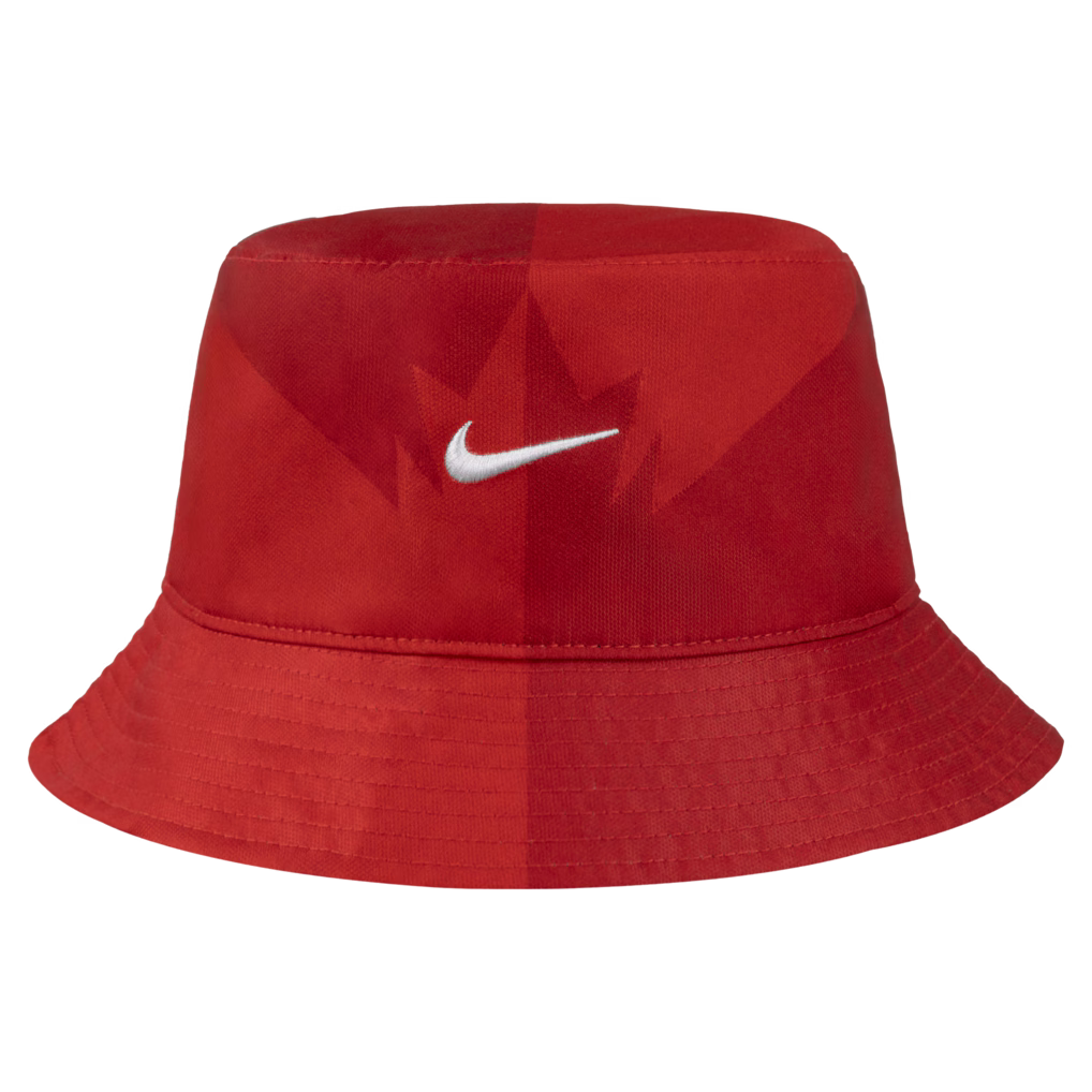 Canada Soccer FIFA Nike Men's Red Reversible Apex Bucket Hat