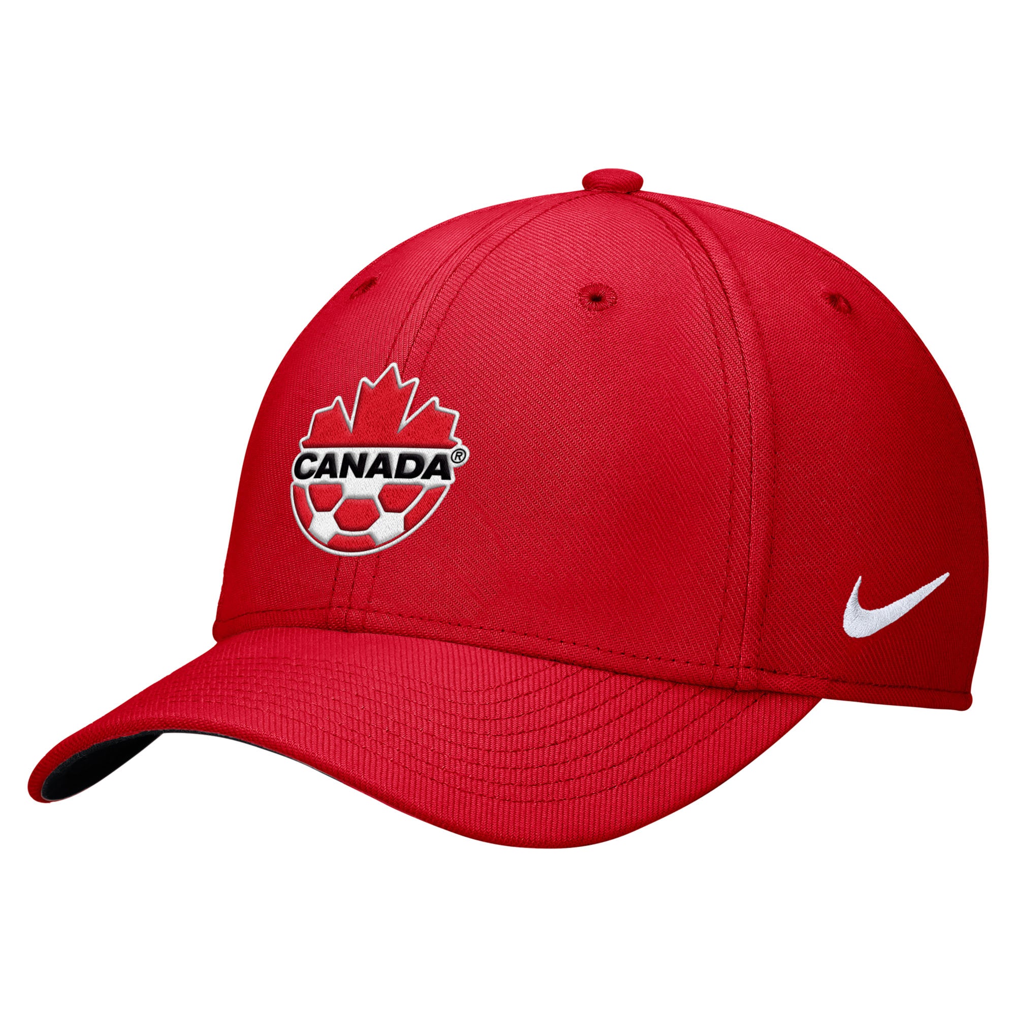 Canada Soccer FIFA Nike Men's Red Rise Swoosh Flex Hat