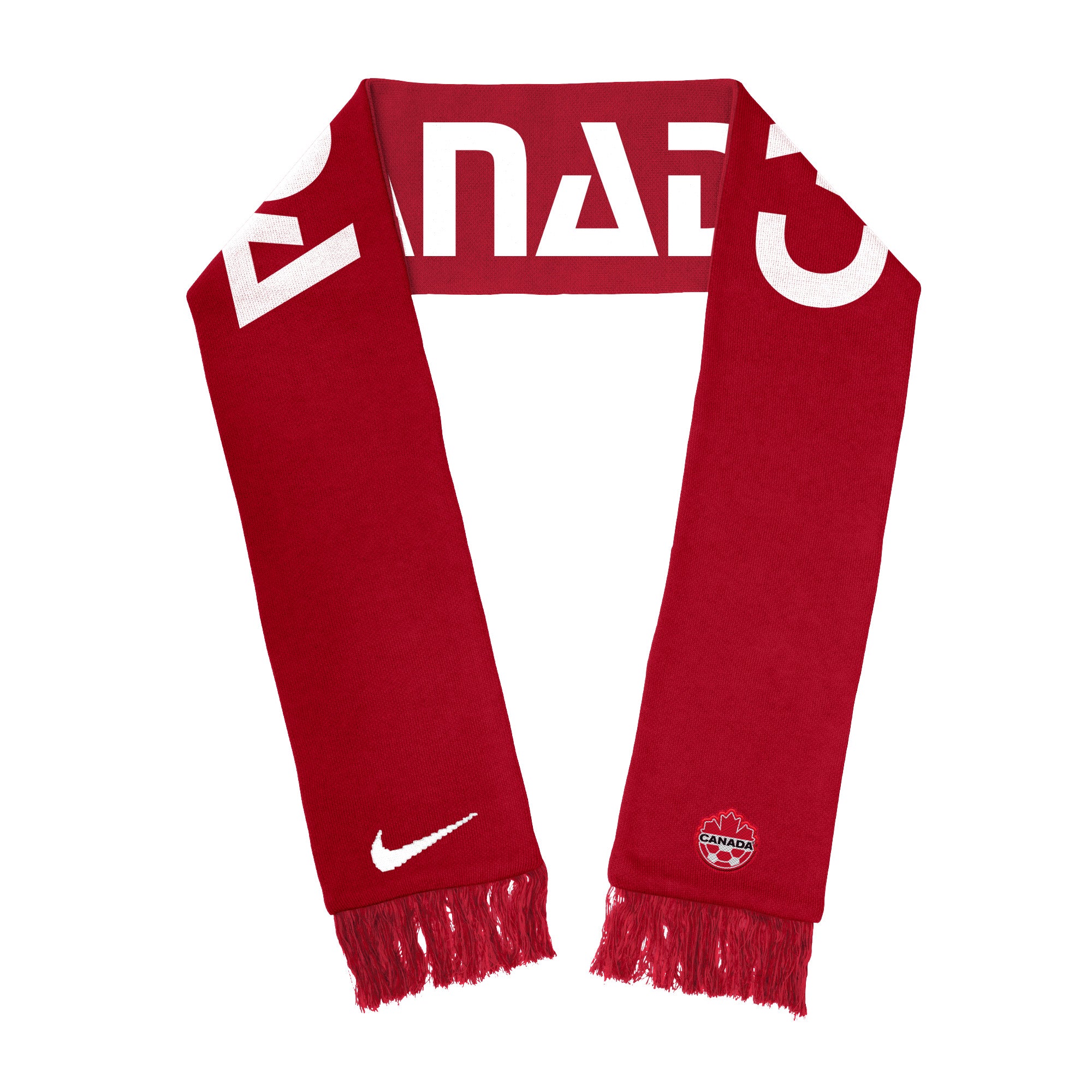 Écharpe sublimée rouge Canada Soccer FIFA Nike