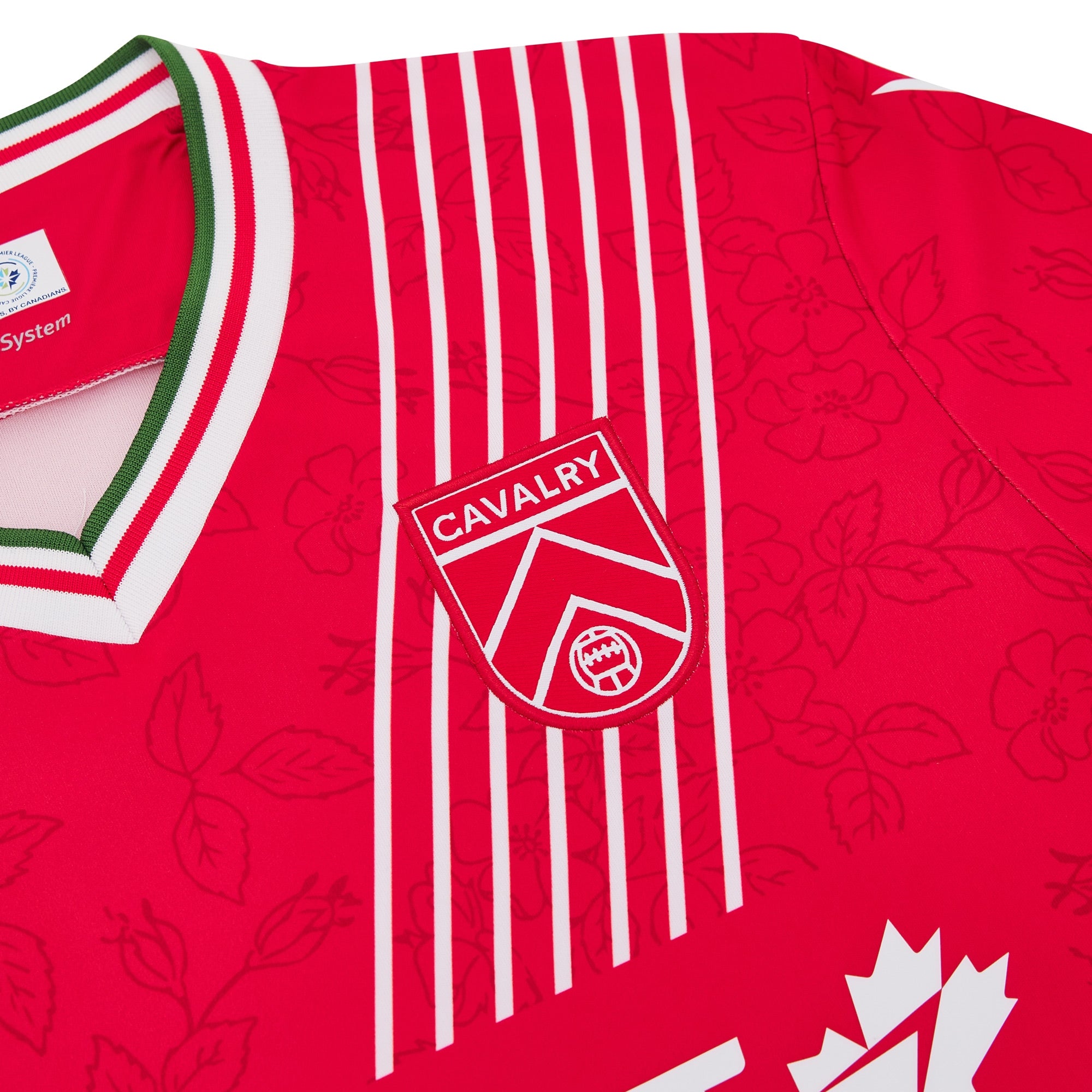 Maillot de match principal rouge Cavalry FC CPL Macron 2025/26 pour homme