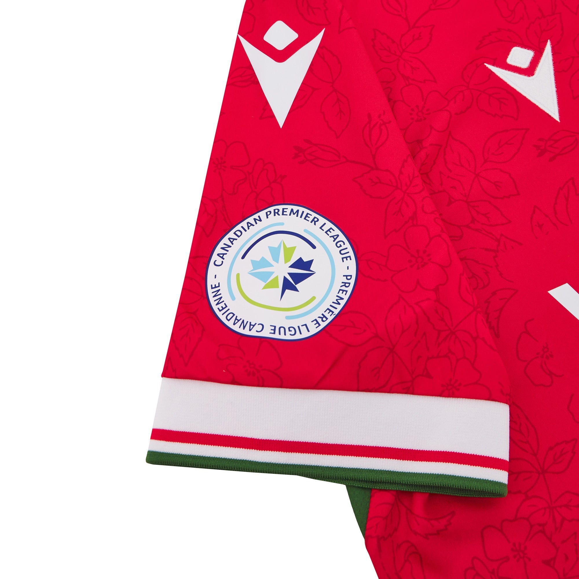 Maillot de match principal rouge Cavalry FC CPL Macron 2025/26 pour homme