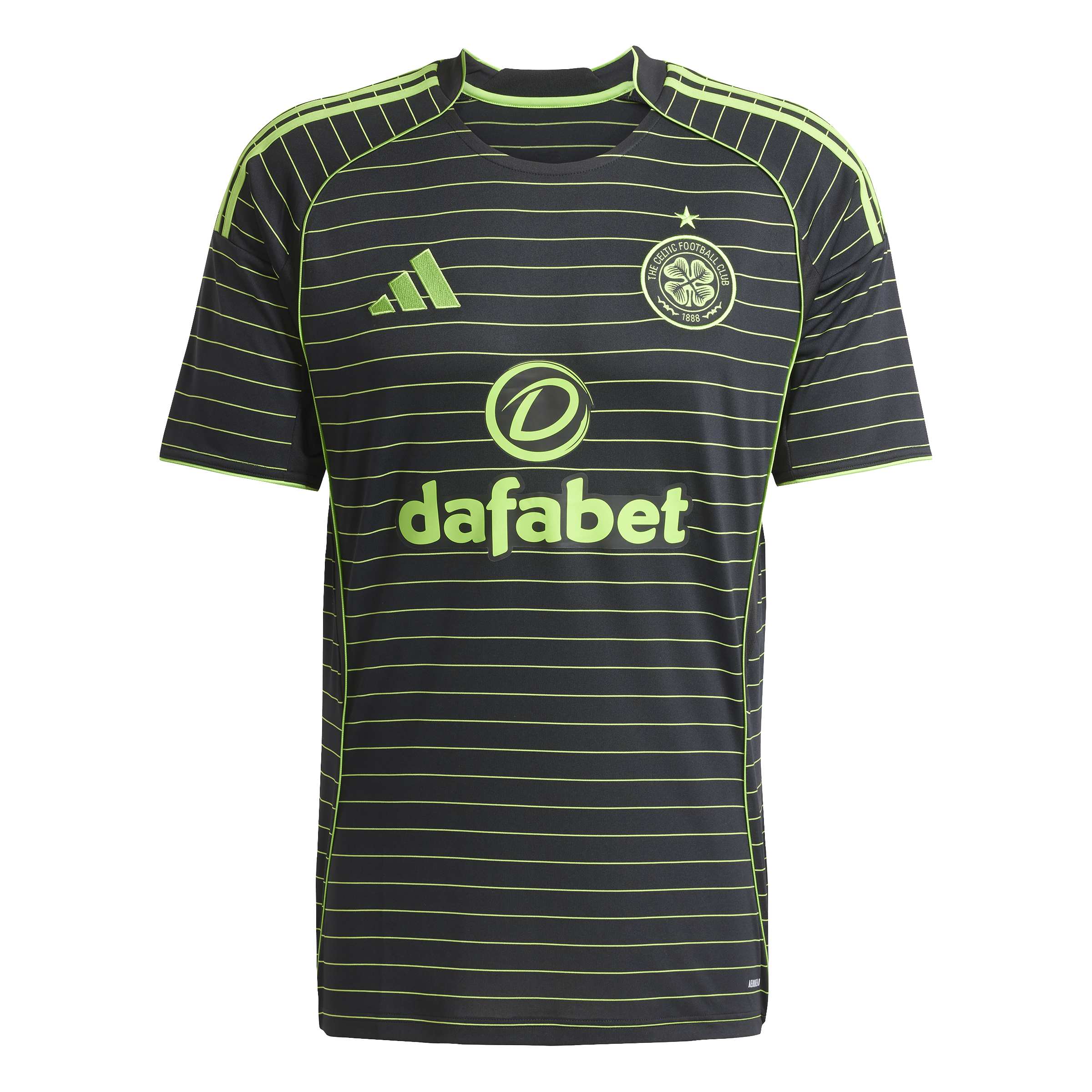 Maillot réplique extérieur noir Adidas Celtic FC SPFL pour homme 2025/26