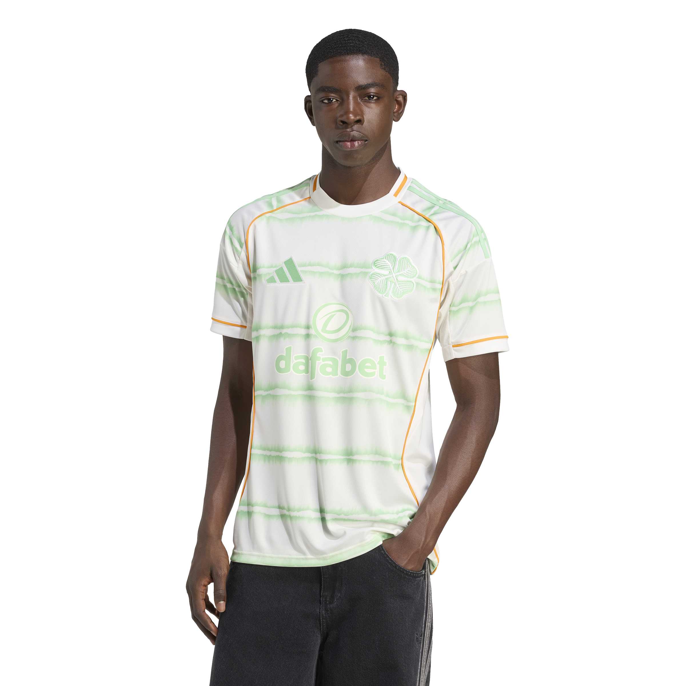 Maillot réplique troisième blanc Adidas Celtic FC SPFL pour homme 2025/26