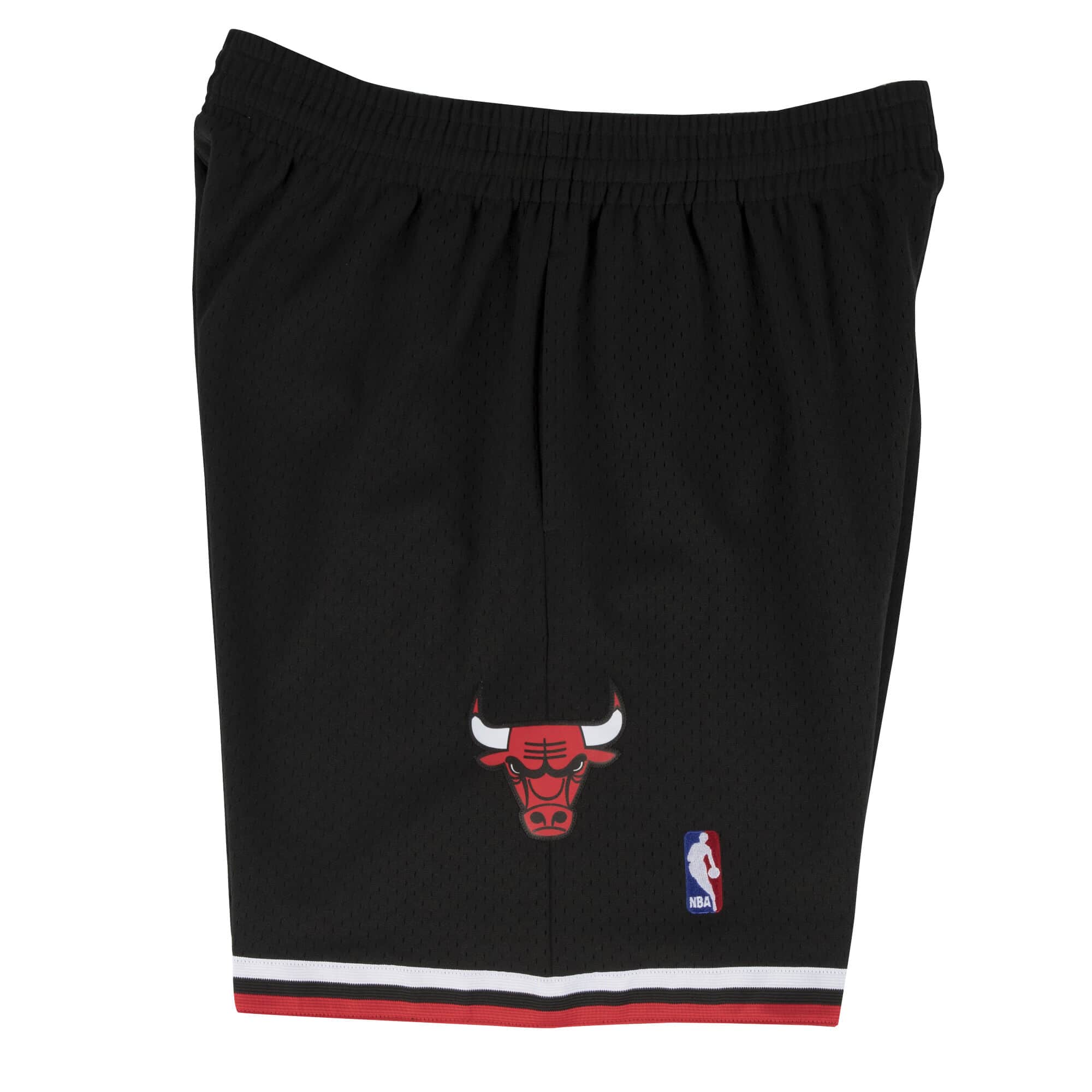 Chicago Bulls NBA Mitchell & Ness Men's Black 1997-98 Hardwood Classics Swingman Shorts