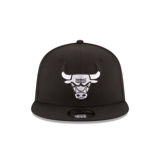 Chicago Bulls NBA New Era pour hommes, noir/blanc, 9Fifty Basic Snapback