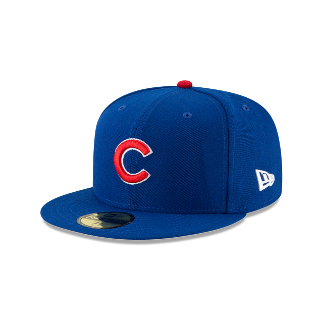Casquette ajustée sur le terrain Royal 59Fifty des Chicago Cubs MLB New Era pour hommes