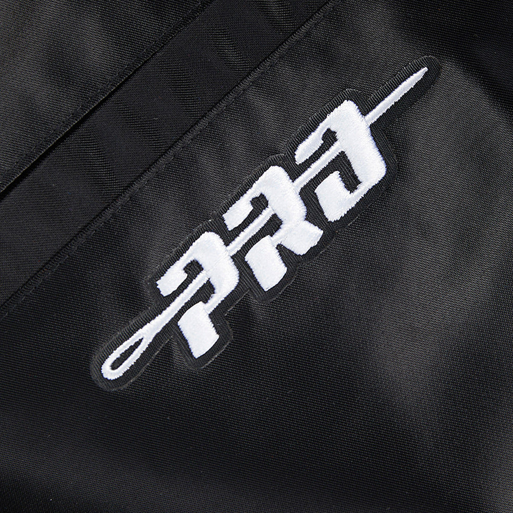 Veste en satin côtelé noir Chicago White Sox MLB Pro Standard pour homme, à surpiqûres personnalisées