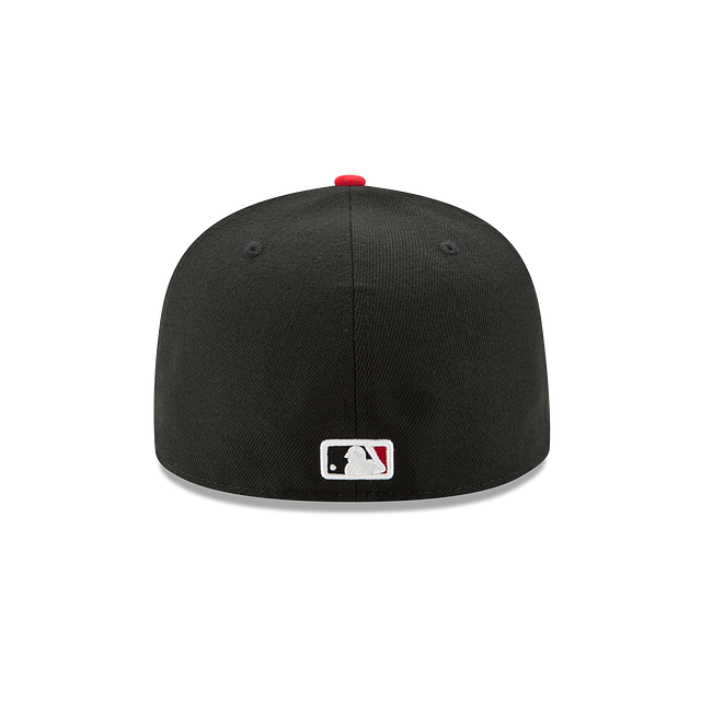 Cincinnati Reds MLB New Era Men's Black/Red 59Fifty Authentic Collection On Field Fitted Hat