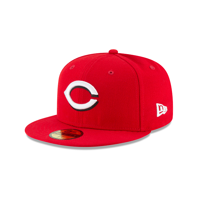 Casquette ajustée MLB New Era 59Fifty Authentic Collection Home 2017 pour homme des Cincinnati Reds