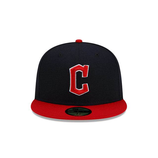 Cleveland Guardians MLB New Era Men's Navy 59Fifty Authentic Collection On Field Fitted Hat