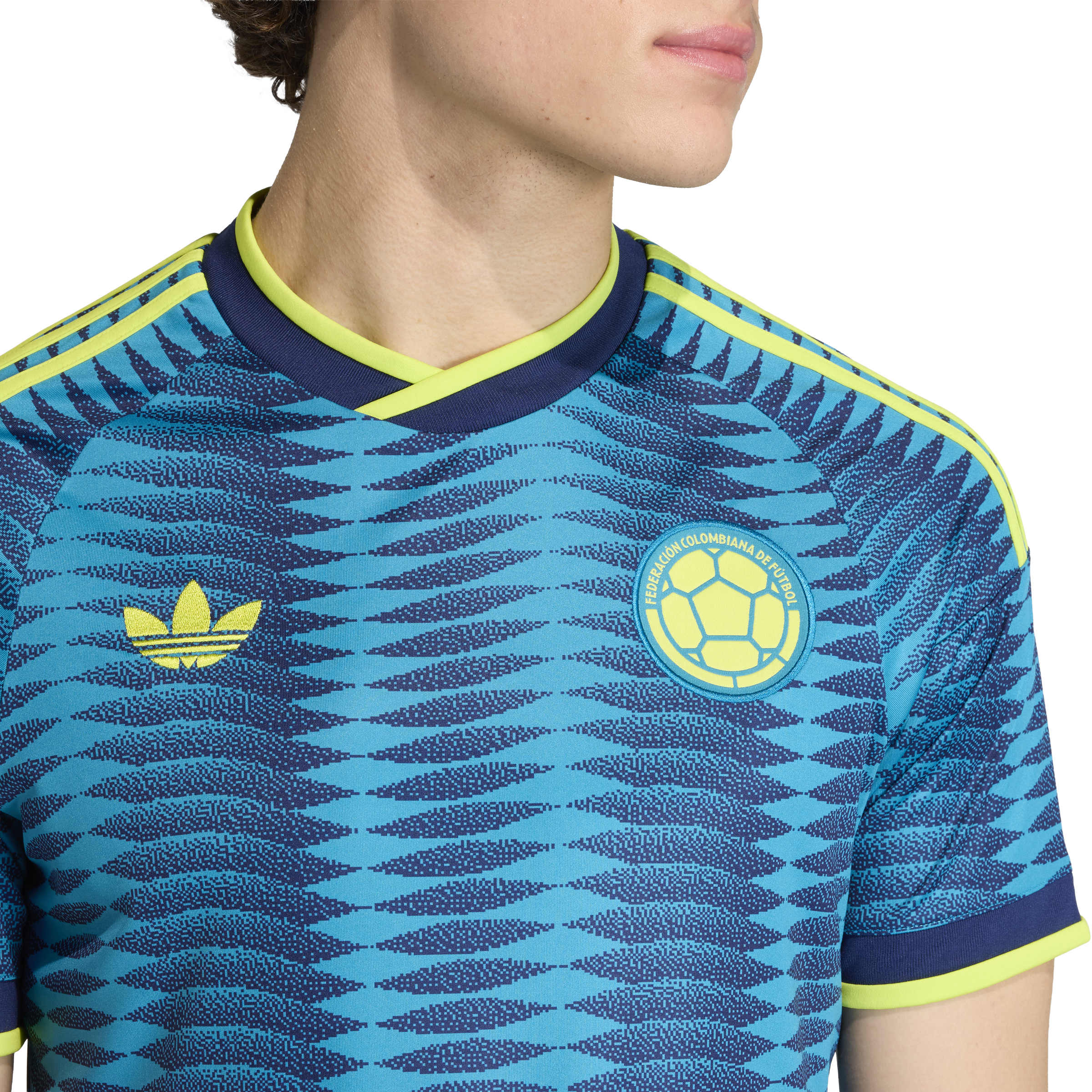 Colombia National Team FIFA Adidas Men's Blue 2026 Replica Away Jersey