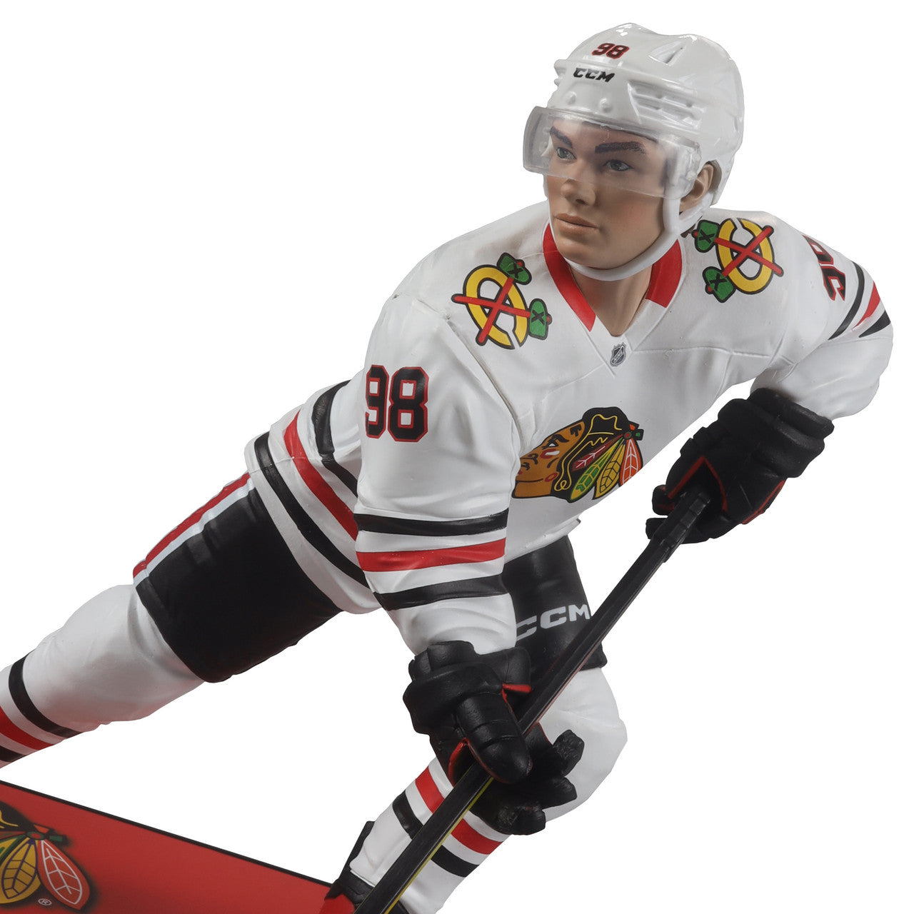 Figurine articulée 7" de la série Legacy de Connor Bedard des Blackhawks de Chicago de la LNH McFarlane Toys, uniforme extérieur