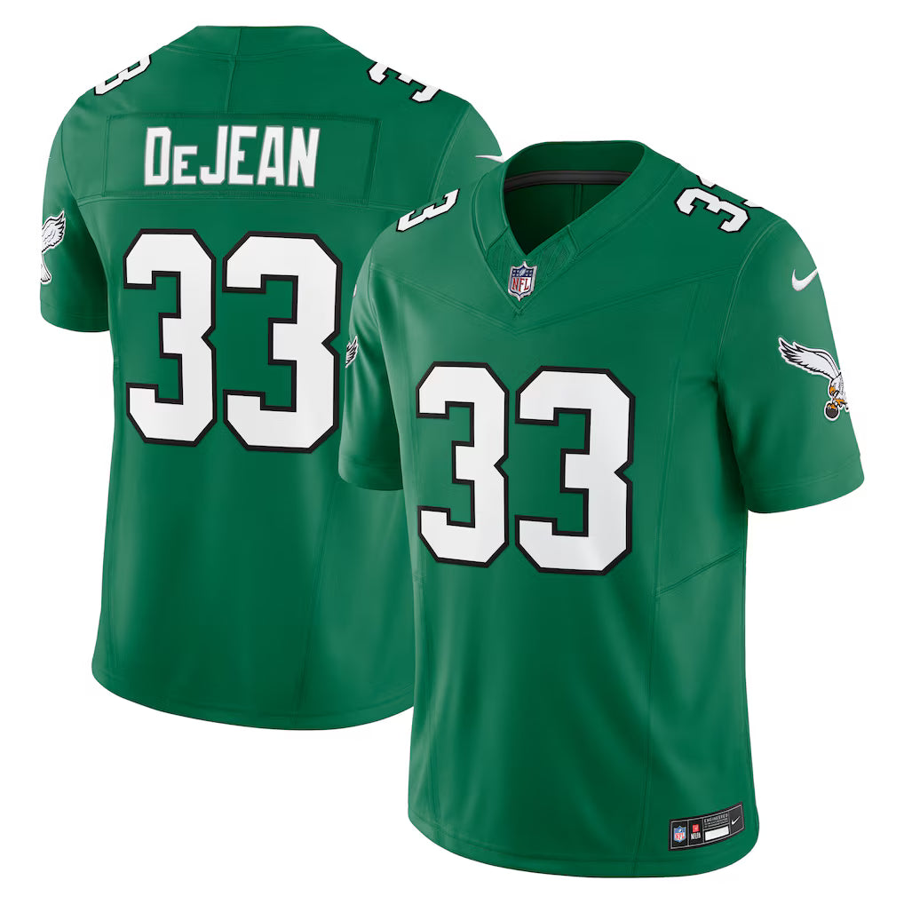Cooper DeJean Philadelphia Eagles NFL Nike Men's Kelly Green Vapor F.U.S.E. Limited Jersey