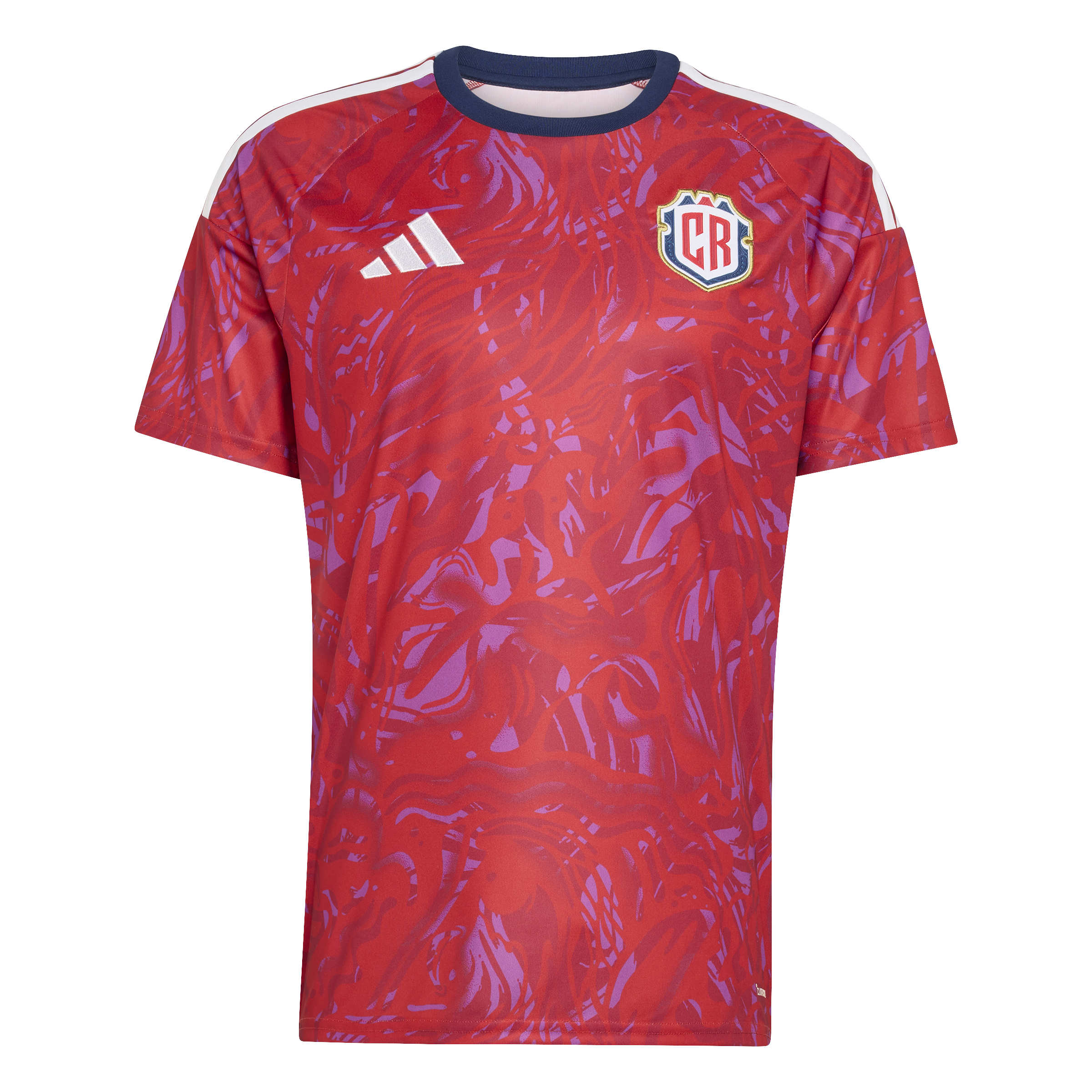 Maillot domicile réplique rouge FIFA Adidas de l'équipe nationale du Costa Rica pour hommes, saison 2025/26