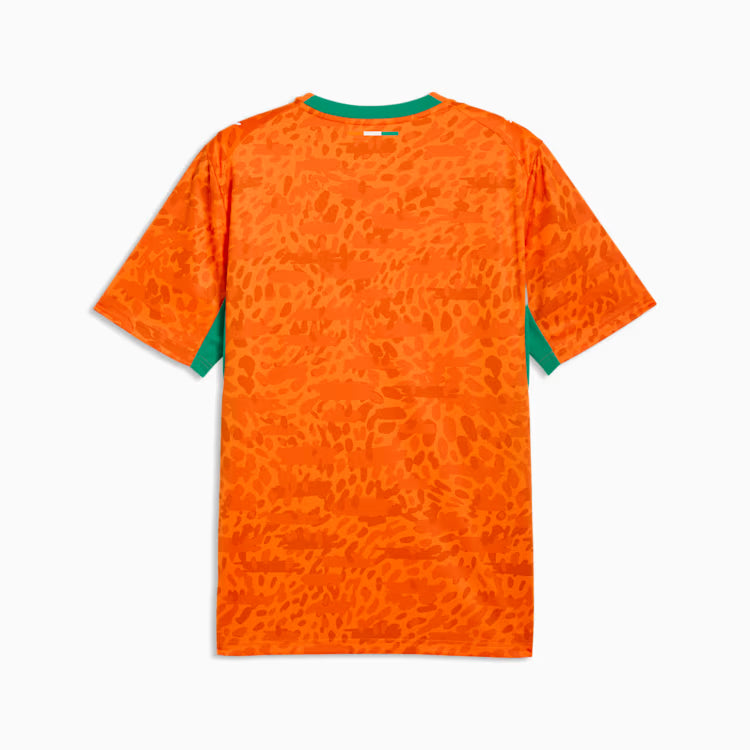 Côte d'Ivoire National Team FIFA Puma Men's Orange 2026 Home Replica Jersey