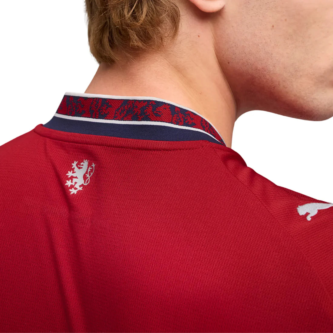 Czechia National Team FIFA Puma Men's Red 2026 Home Replica Jersey