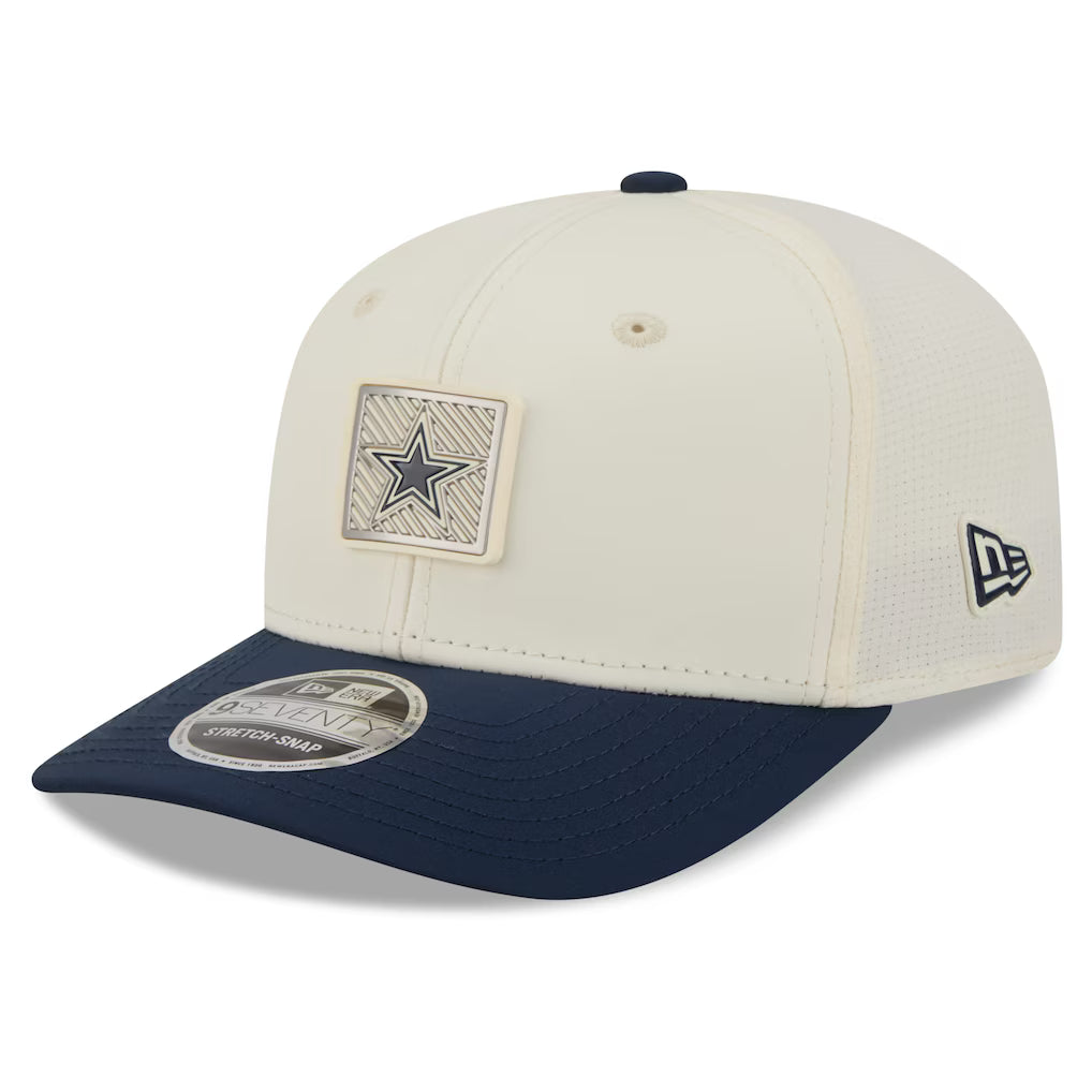 Dallas Cowboys NFL New Era Men's Cream/Navy 9Seventy 2026 NFL Training Camp Snapback