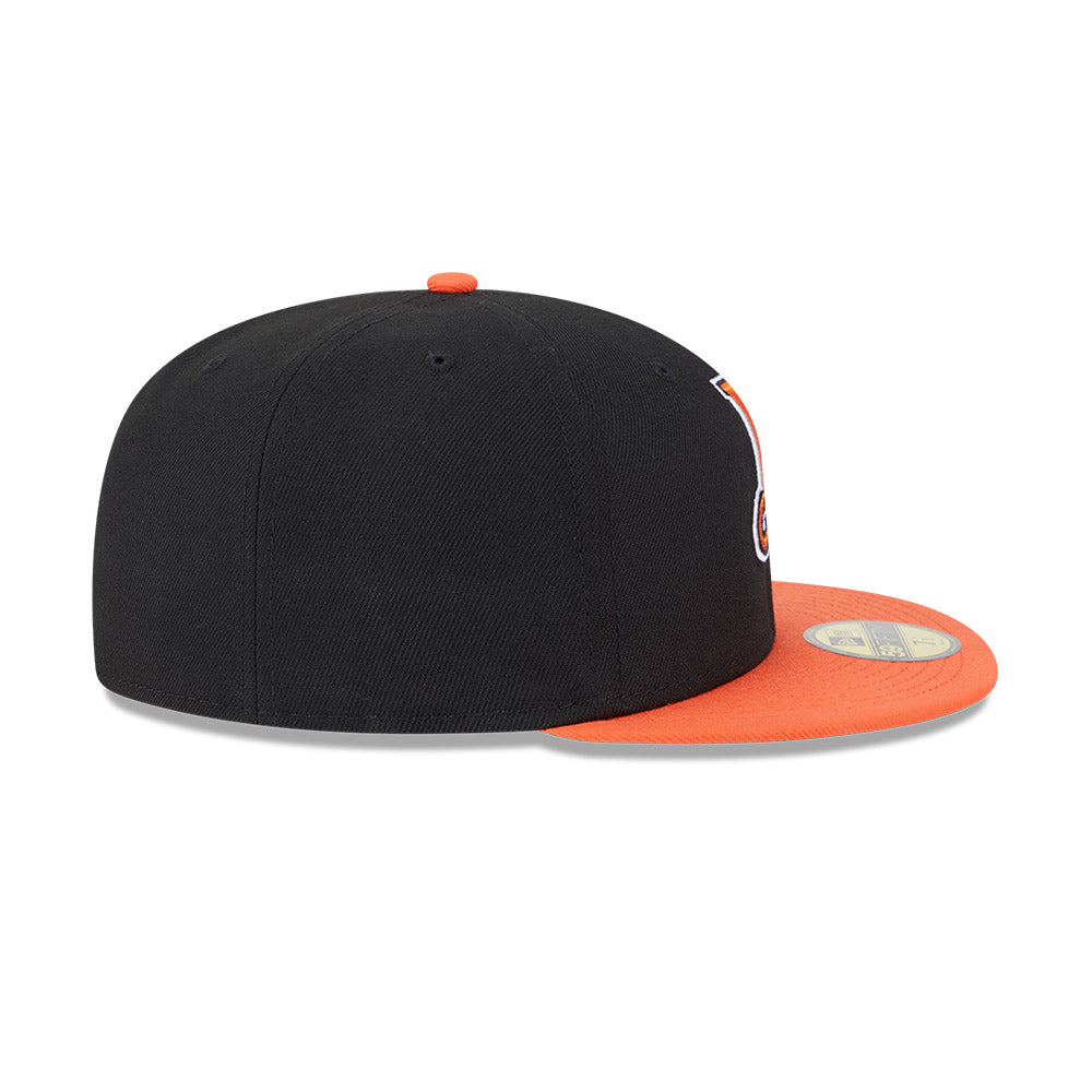 Dayton Dragons MiLB New Era Men's Black/Orange 59Fifty Alternate Authentic Collection Fitted Hat
