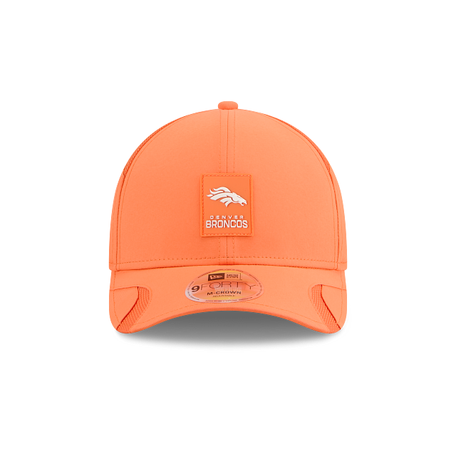Denver Broncos NFL New Era Men's Orange 9Forty 2025 Sideline M-Crown Snapback