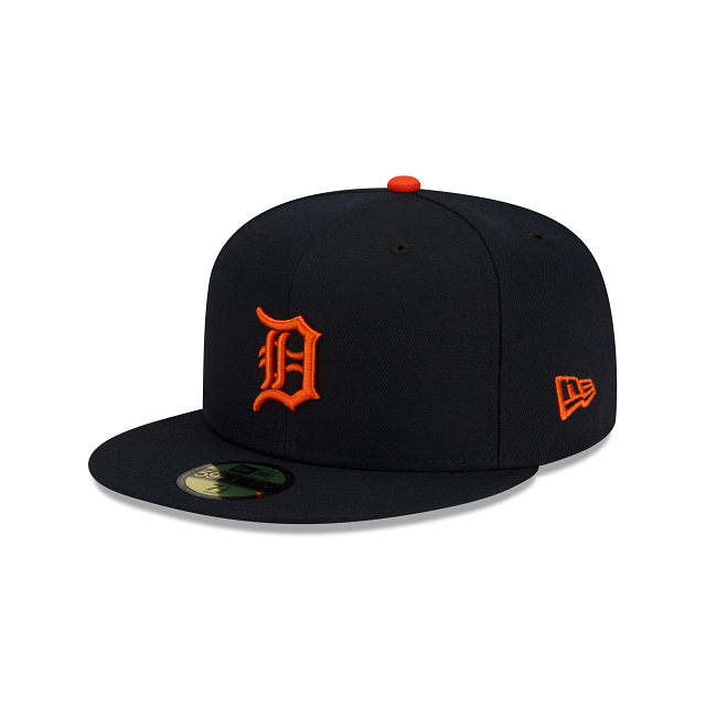 Casquette ajustée MLB New Era 59Fifty Authentic Collection Road 2022 pour jeunes des Detroit Tigers