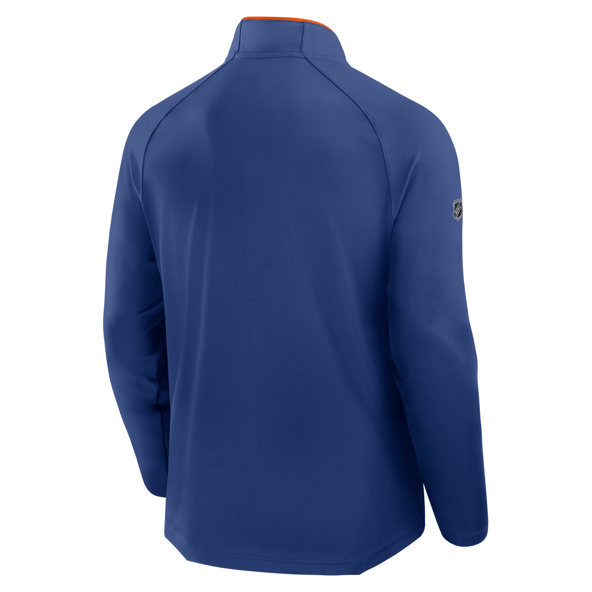 Edmonton Oilers NHL Fanatics Branded Men's Royal Blue Authentic Pro Rink Training 1/4 Zip Long-sleeve Shirt
