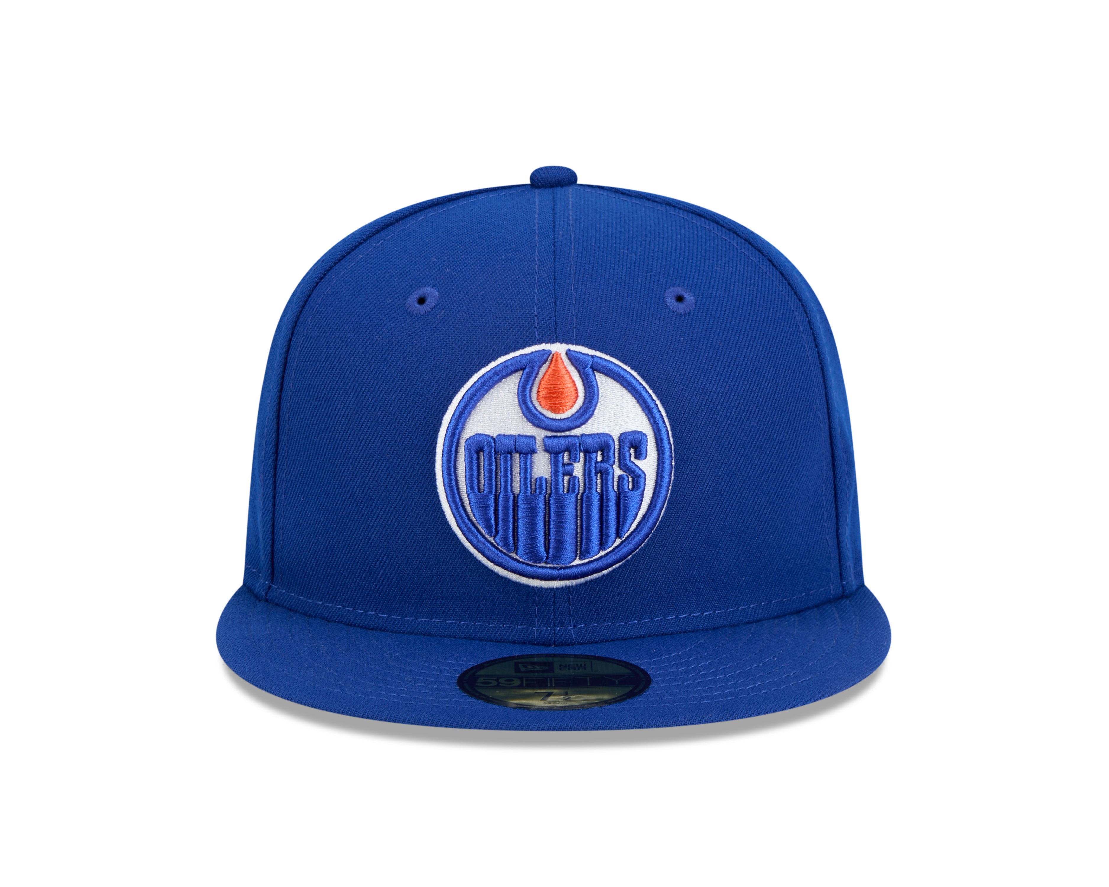 Edmonton Oilers NHL New Era Men's Royal Blue 59Fifty Core Fitted Hat