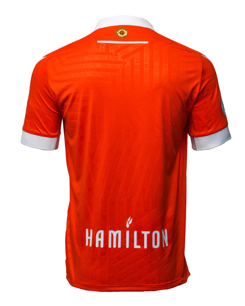 Forge FC CPL Macron Men's Orange 2025/26 Primary Match Jersey
