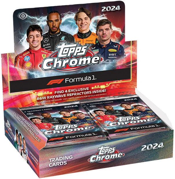 Coffret de course léger Chrome Topps 2024 Formule 1