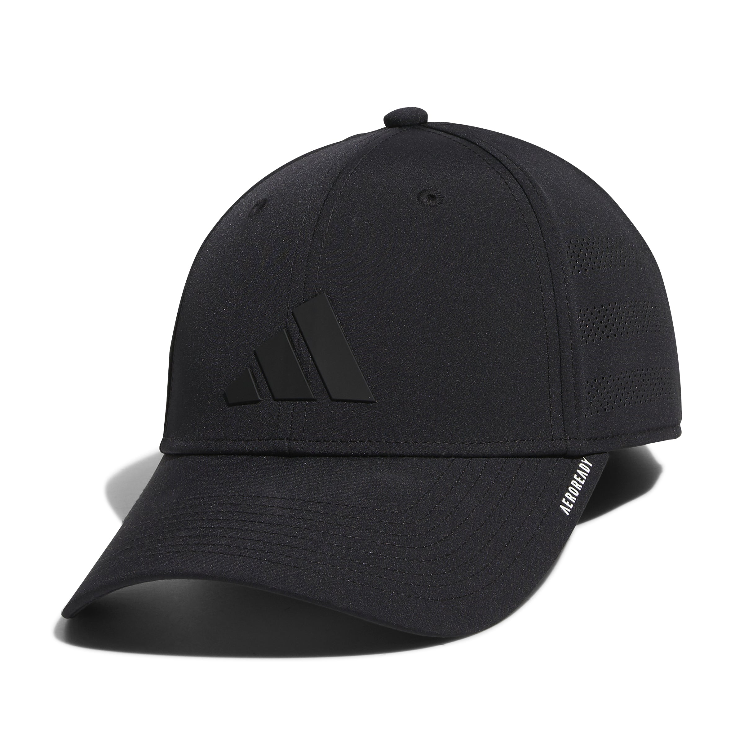 Adidas Men's Black Game Day Stretch Fit Hat