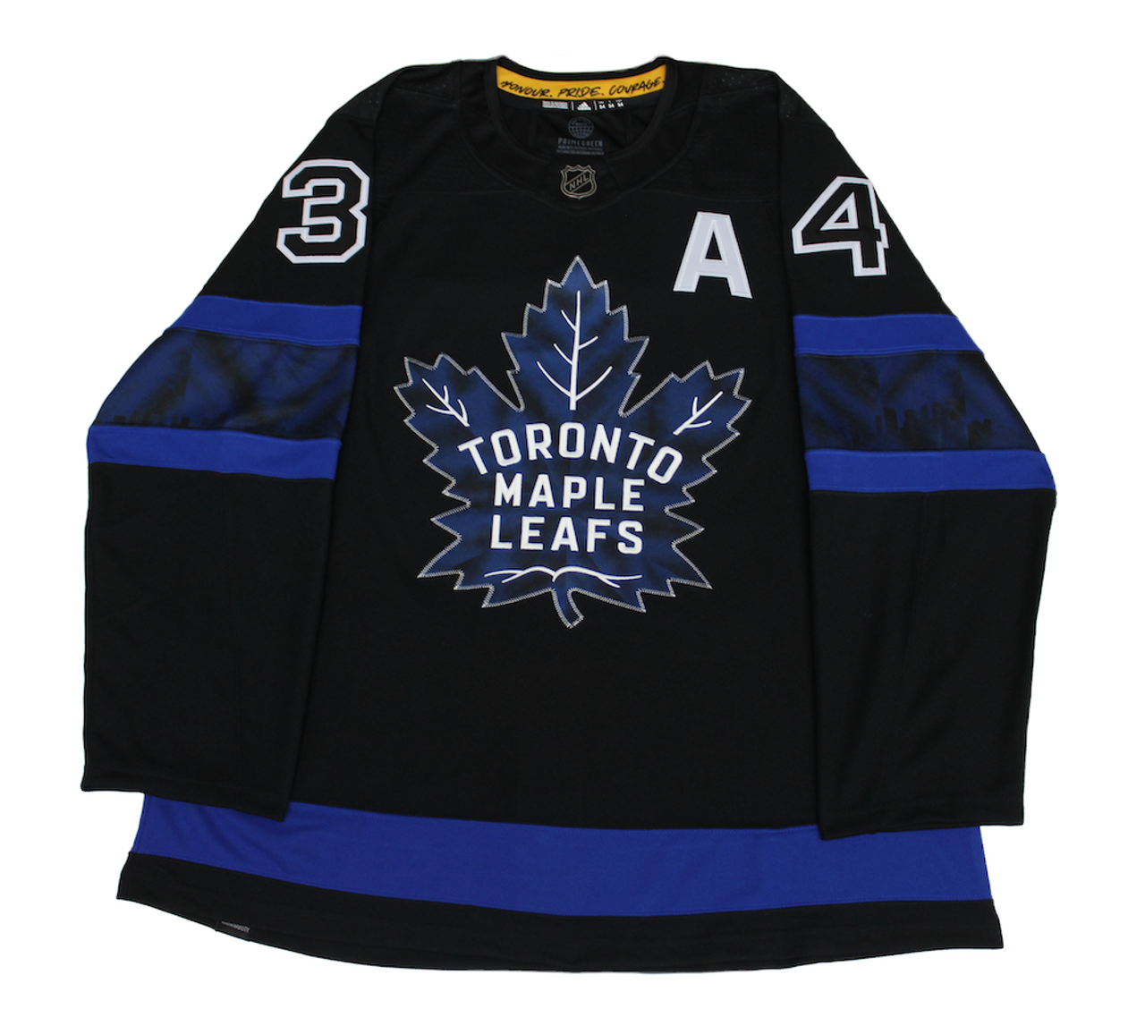 Auston Matthews Toronto Maple Leafs NHL Adidas Noir Maillot Authentique Autographié