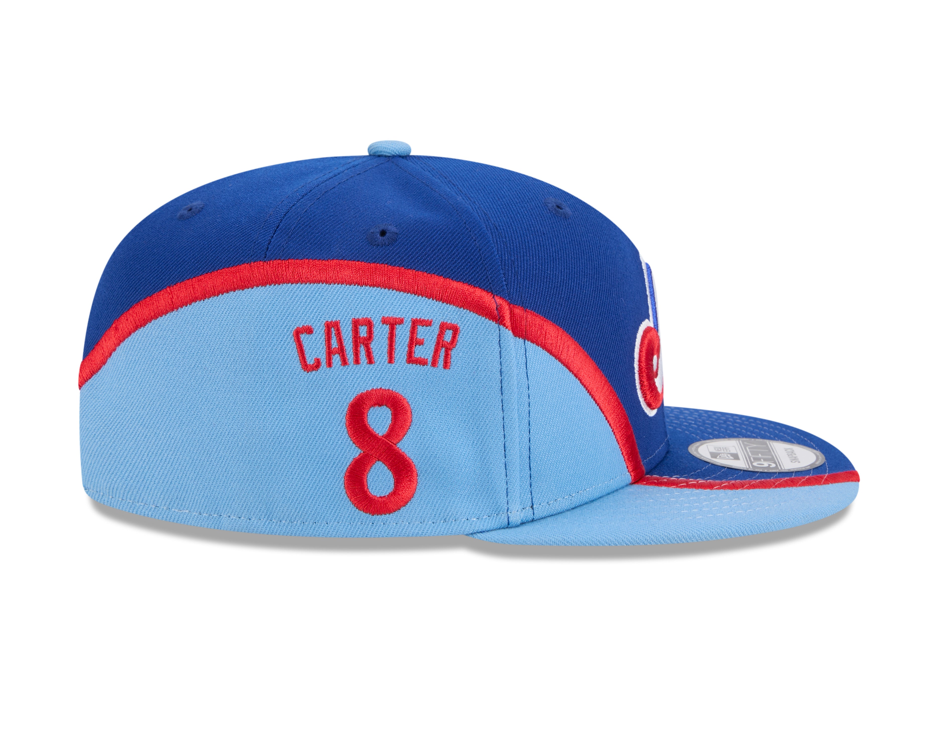 Gary Carter Montreal Expos MLB New Era Men's Royal Blue/Light Blue 9Fifty Name & Number Snapback