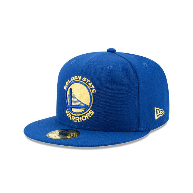 Golden State Warriors NBA New Era Men's Royal Blue 59Fifty Team Basic Fitted Hat