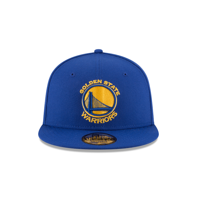 Golden State Warriors NBA New Era pour hommes, bleu royal, 9Fifty Basic Snapback