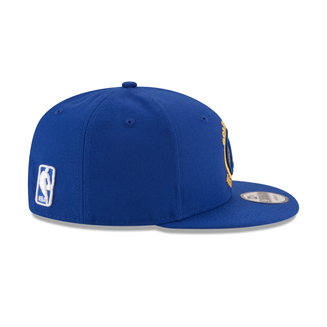 Golden State Warriors NBA New Era pour hommes, bleu royal, 9Fifty Basic Snapback