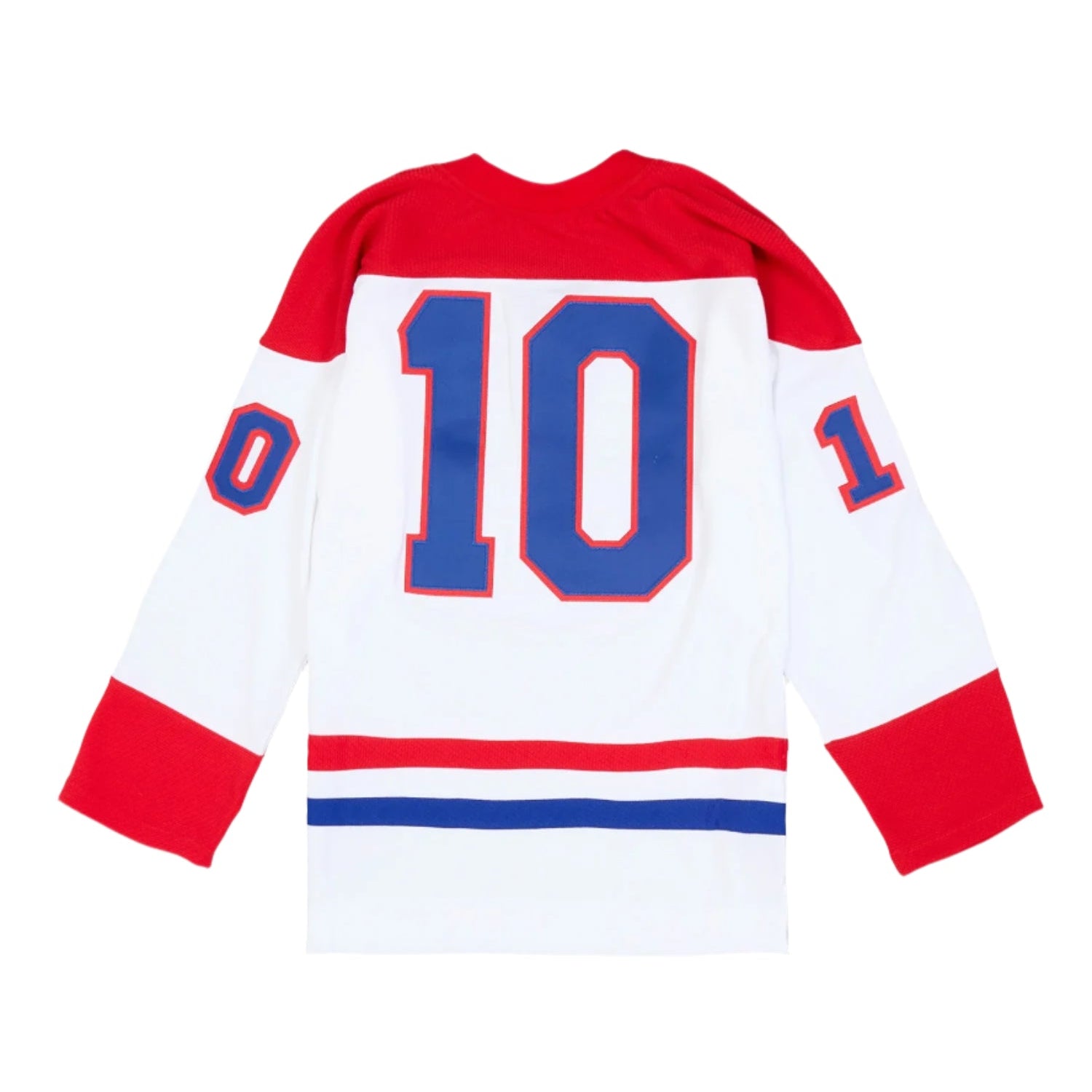 Maillot authentique Mitchell & Ness blanc 1971 des Canadiens de Montréal de la LNH pour homme de Guy Lafleur