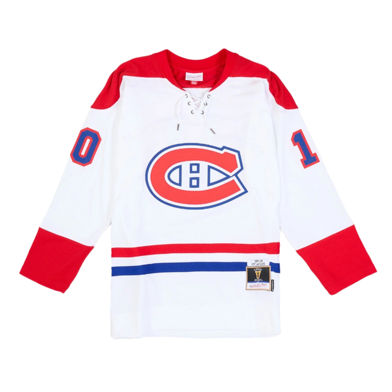 Guy Lafleur Montreal Canadiens NHL Mitchell & Ness Men's White 1971 Power Play Authentic Jersey