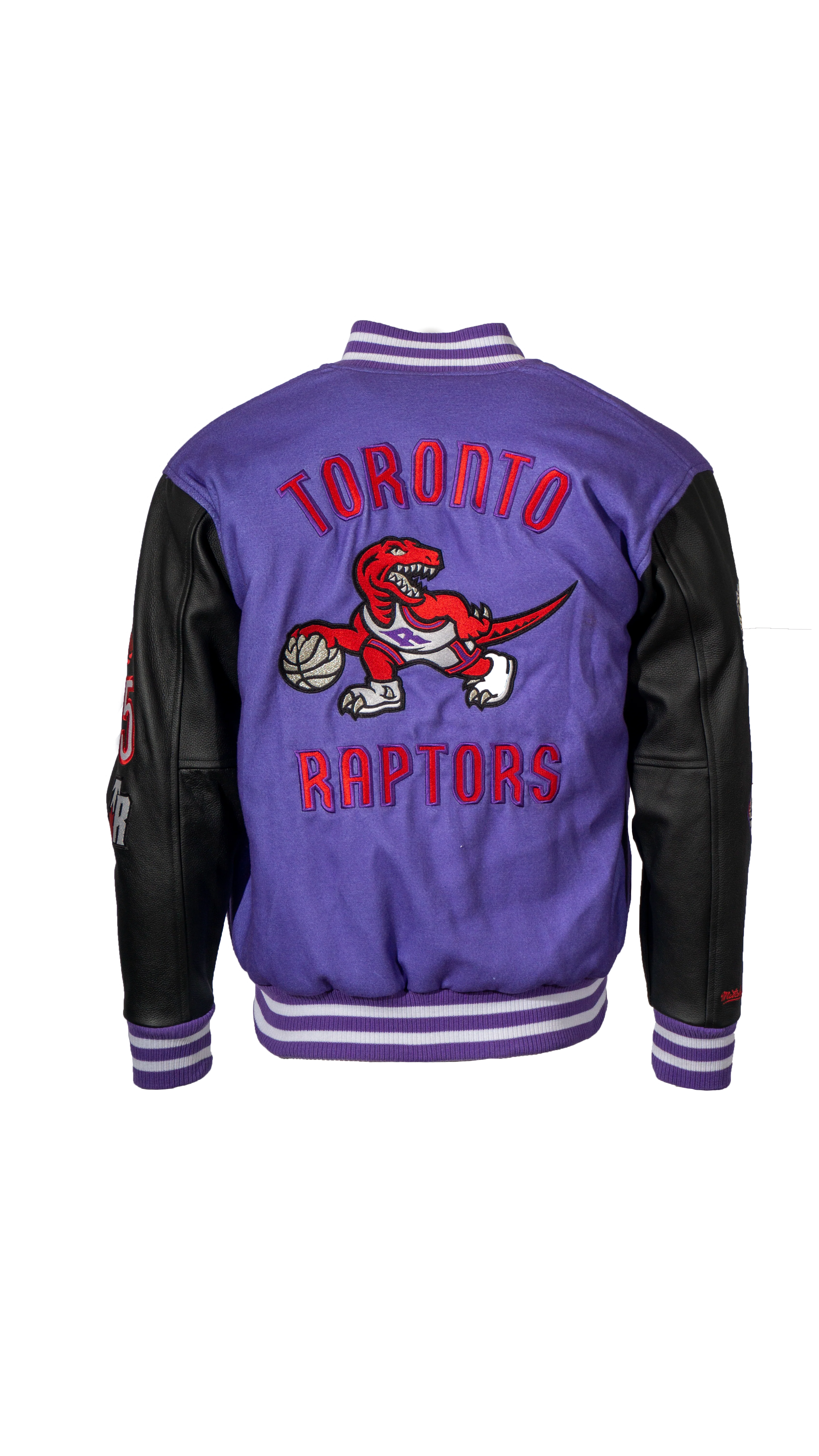 Vince Carter Toronto Raptors NBA Mitchell & Ness Men’s Purple Black Varsity Jacket