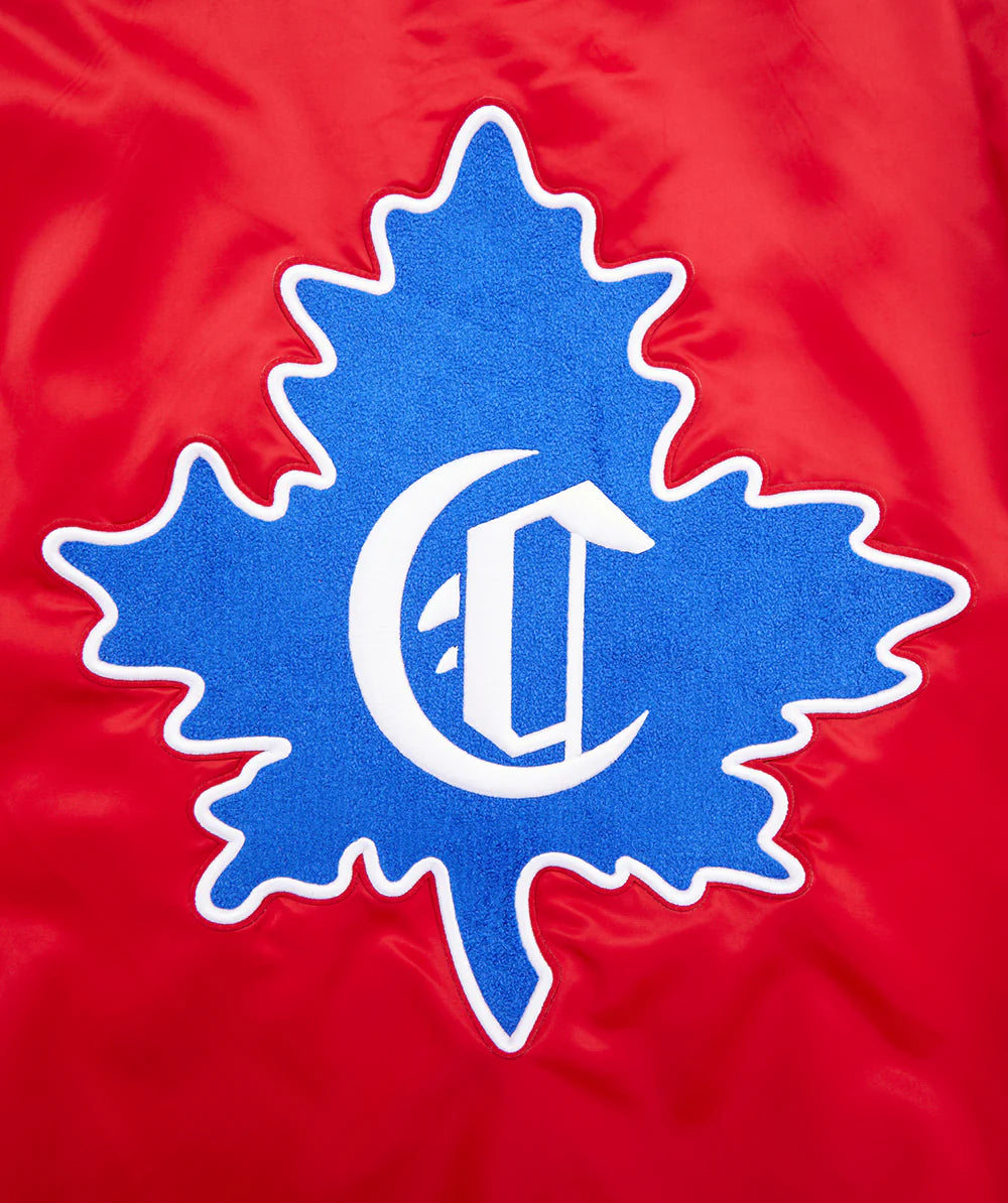 Montreal Canadiens NHL Pro Standard Men's Red Retro Classic Rib Satin Jacket