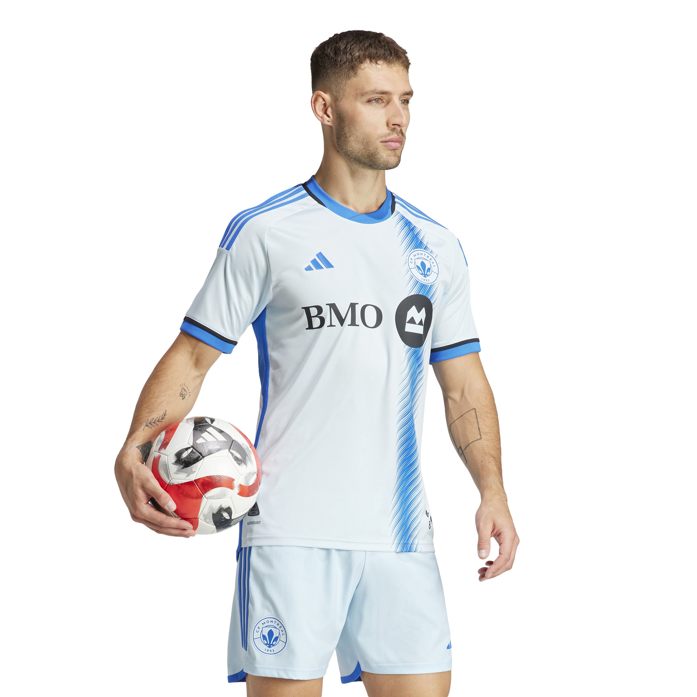 CF Montréal MLS Adidas Bleu Clair 2024 Maillot Authentique a l'étranger pour homme