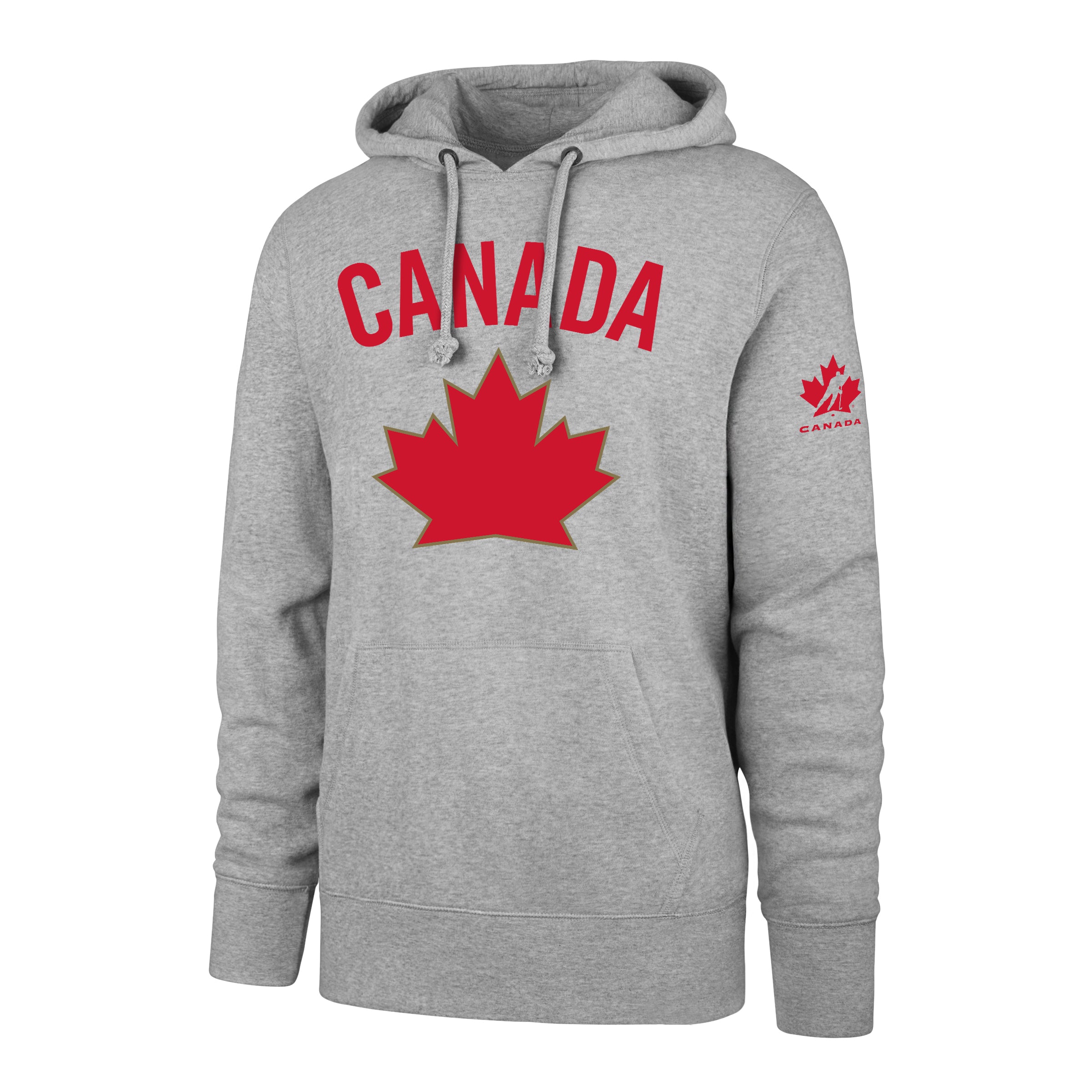 Hockey Canada IIHF 47 Brand Men's Athletic Grey Imprint Hoodie