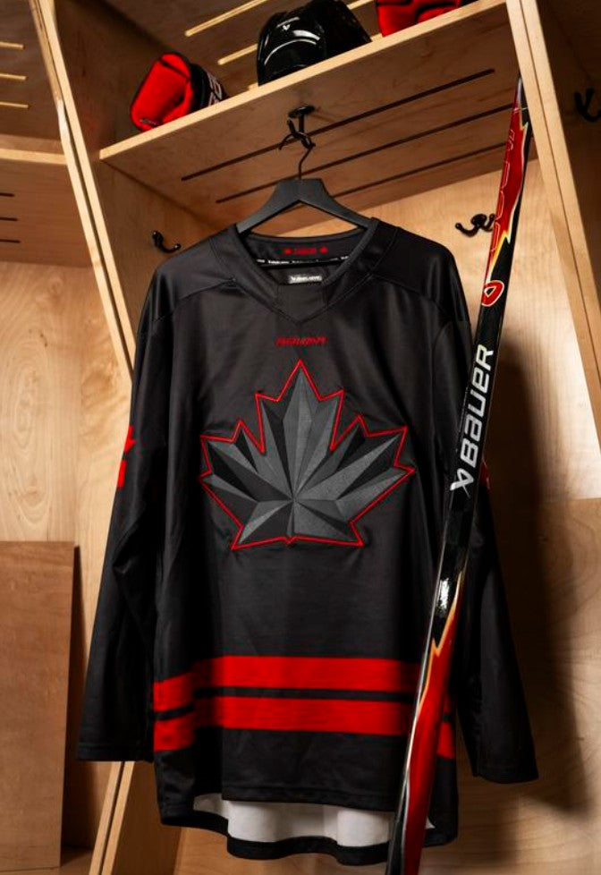 Hockey Canada IIHF Bauer Men's Black 2026 Replica Jersey