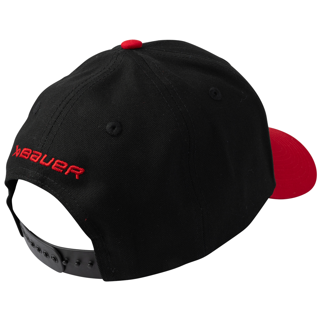 Hockey Canada IIHF Bauer Men's Black/Red Two Tone Adjustable Hat