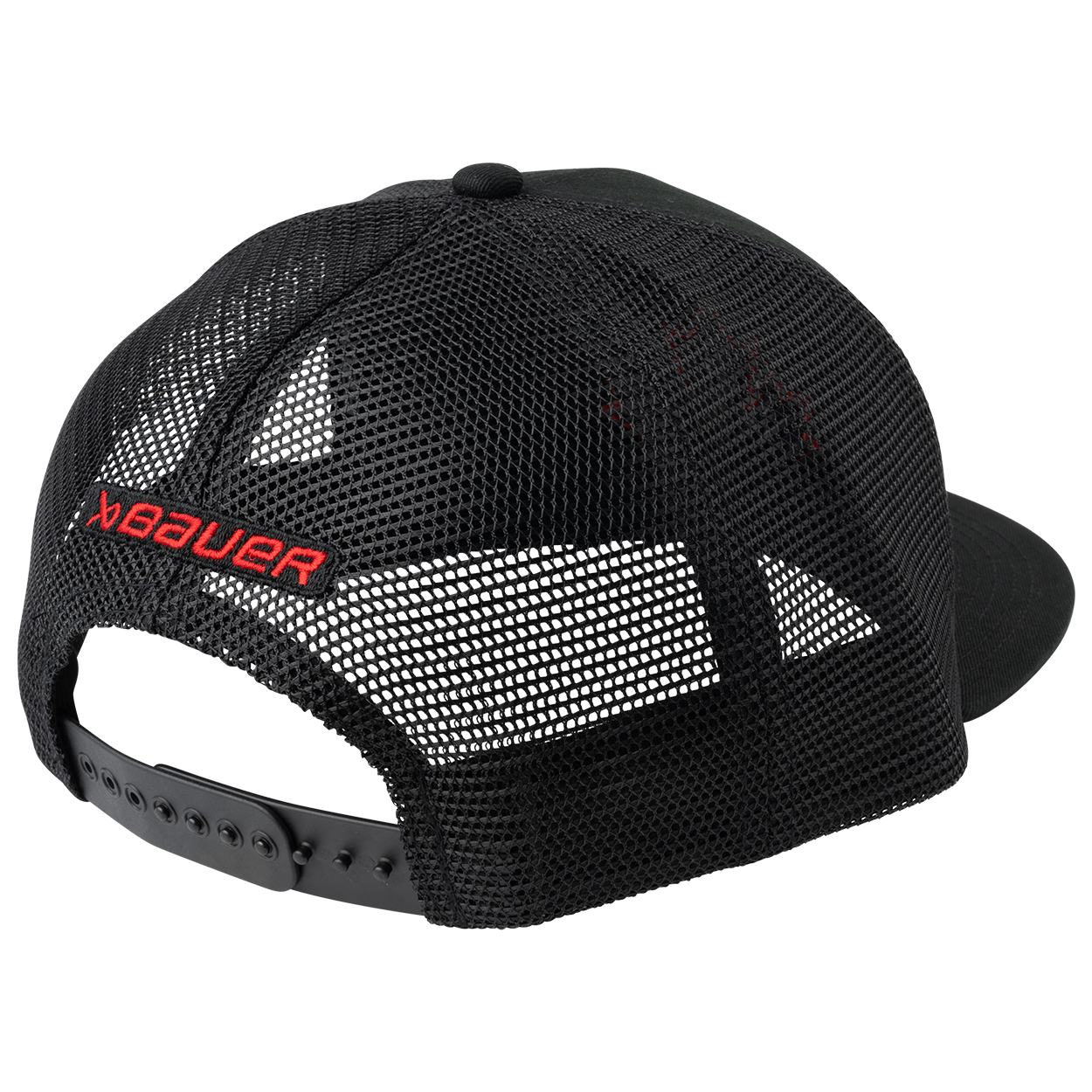 Hockey Canada IIHF Bauer Men's Black Trucker Snapback