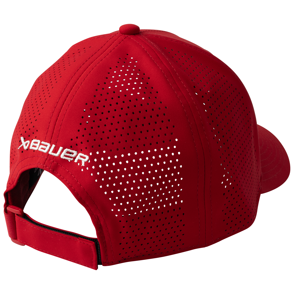 Hockey Canada IIHF Bauer Men's Red Performance Adjustable Hat