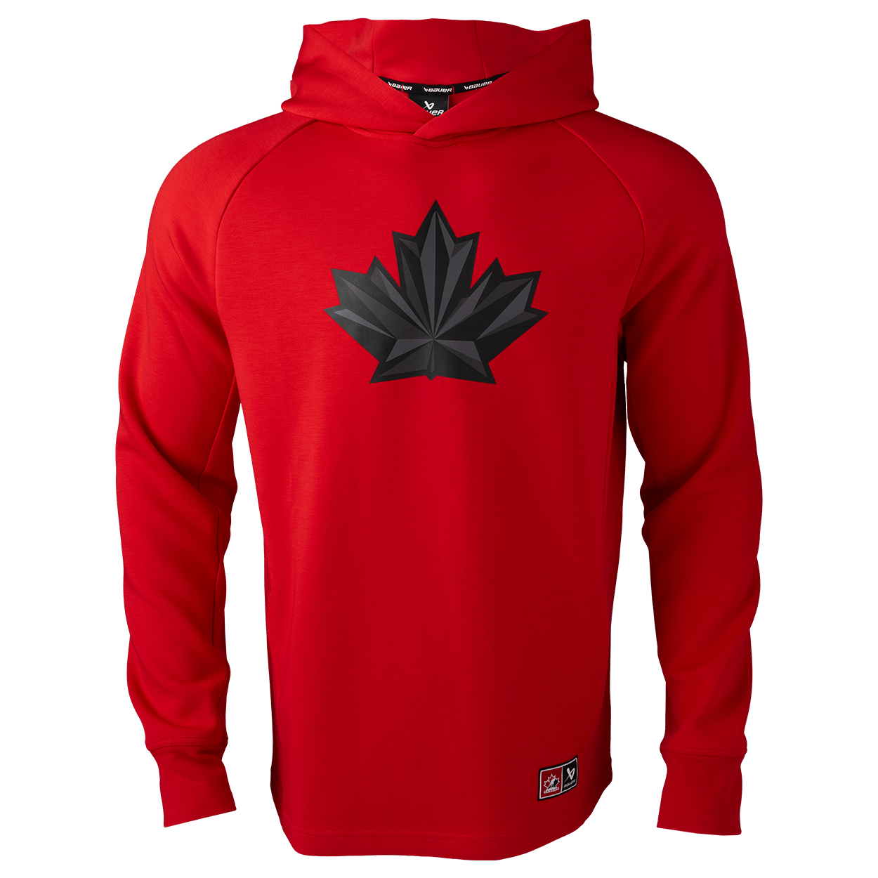 Sweat à capuche rouge de performance pour homme de Hockey Canada IIHF Bauer