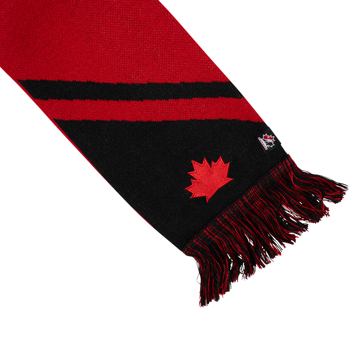 Hockey Canada IIHF Bauer Red/Black Team Scarf