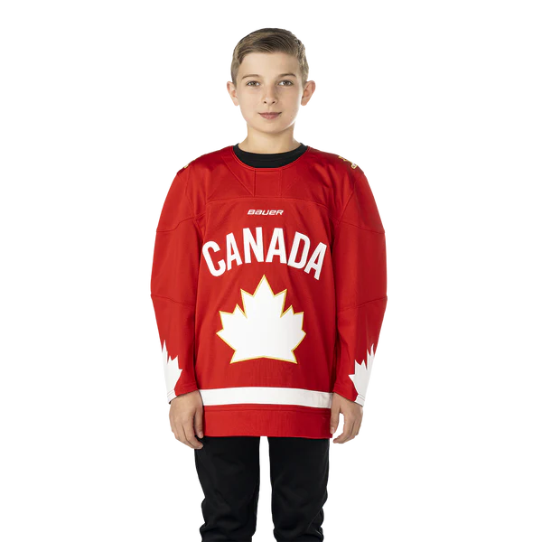 Hockey Canada IIHF Bauer Youth Red Replica Jersey