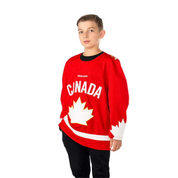 Hockey Canada IIHF Bauer Youth Red Replica Jersey