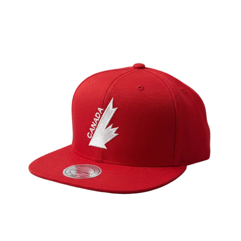 Hockey Canada IIHF Mitchell & Ness Men's Red 1976 Logo Snapback