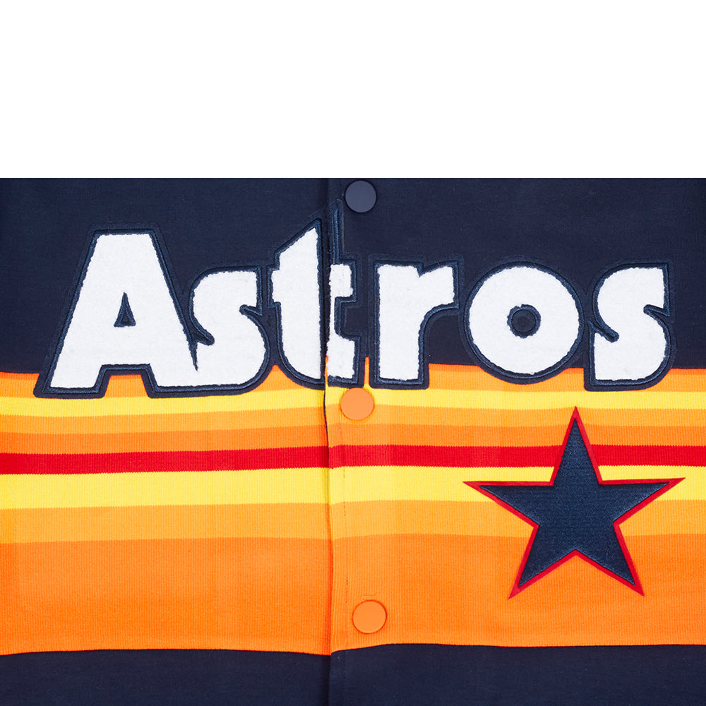 Veste en maille double bleu marine Houston Astros MLB Pro Standard pour homme, édition Cooperstown Game Day